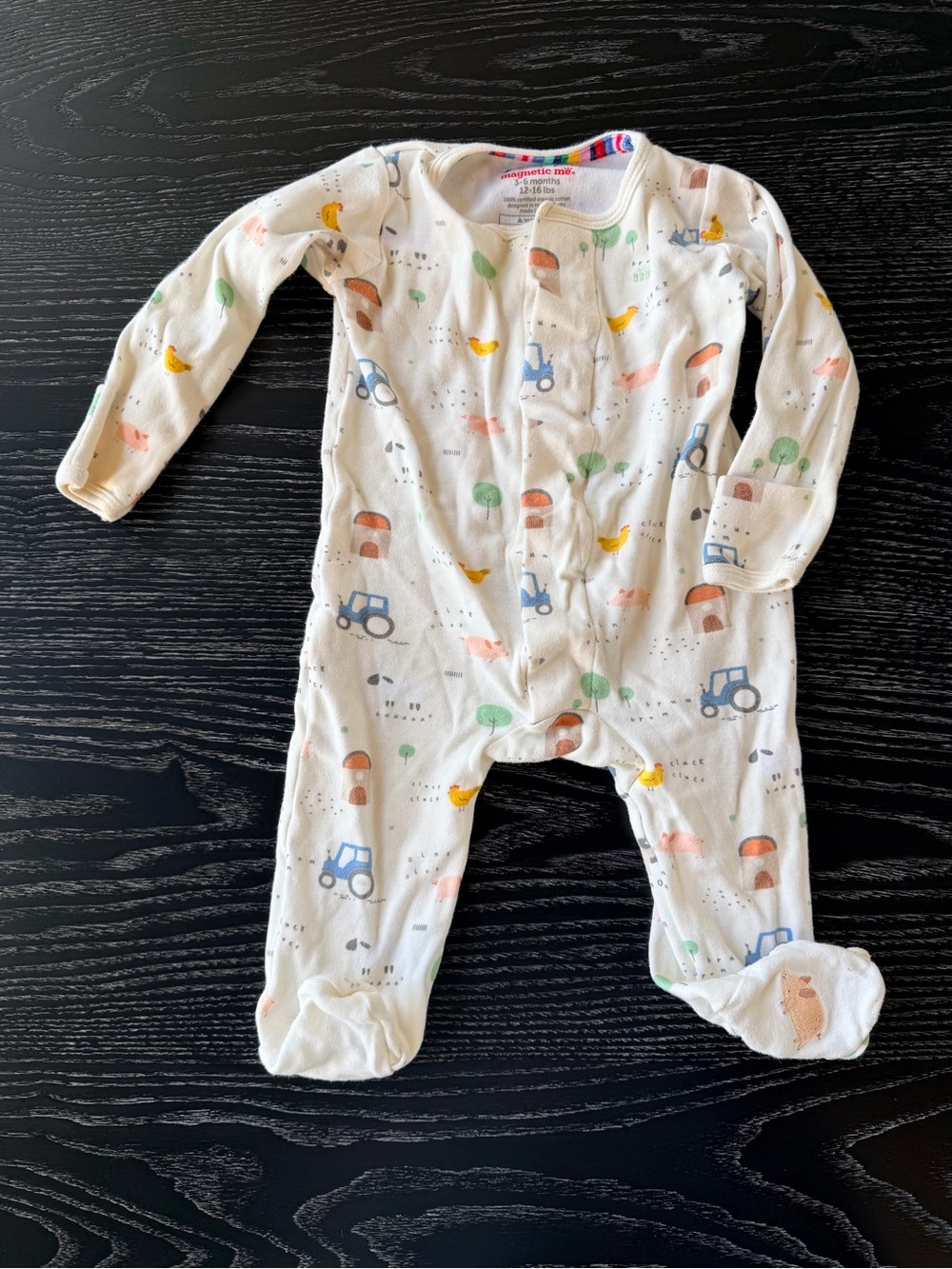 Magnetic Me White Footed One-Piece